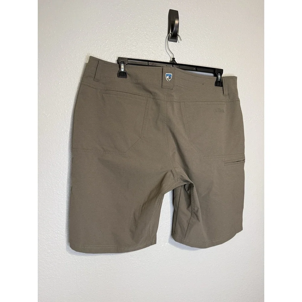 Kuhl Shorts Men's 40 Brown Silencr Kargo Ripstop Outdoor Hiking